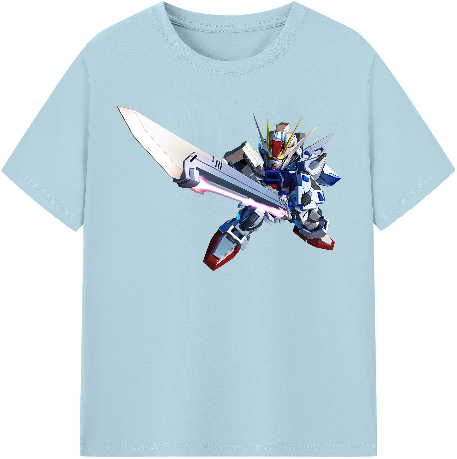 （画像用） 機動戦士ガンダム Mobile Suit Gundam 綿100％半袖Tシャツ（フロントプリント）